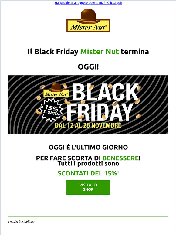 ULTIMO GIORNO per il BLACK FRIDAY!🥜