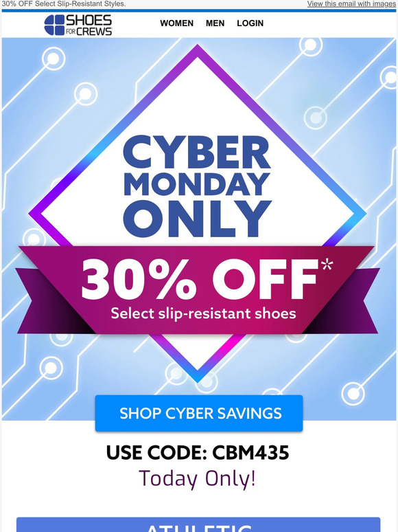 Today Only: 30% Off for Cyber Monday!