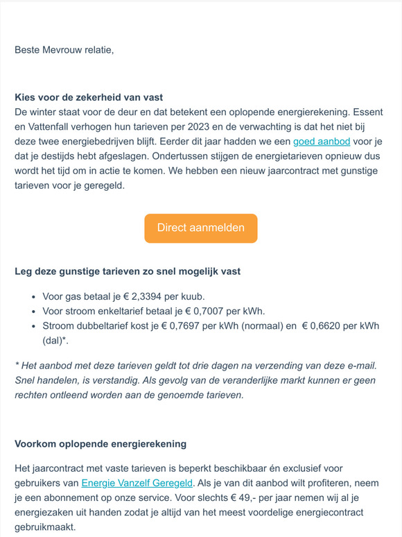 Energiecrisis: Sla je ditmaal wel op tijd toe?