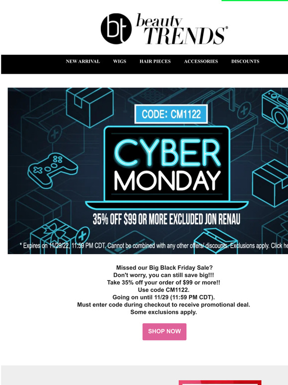 CYBER MONDAY IS LIVE!!!