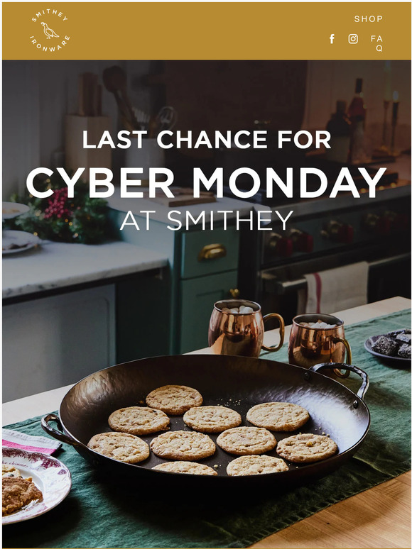 Last Call for Cyber Monday!