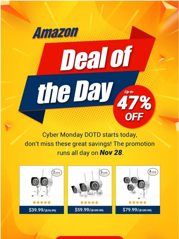 Today is Cyber Monday promotion！