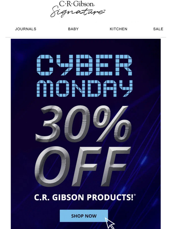 Happy Cyber Monday! Enjoy 30% Off and MORE!