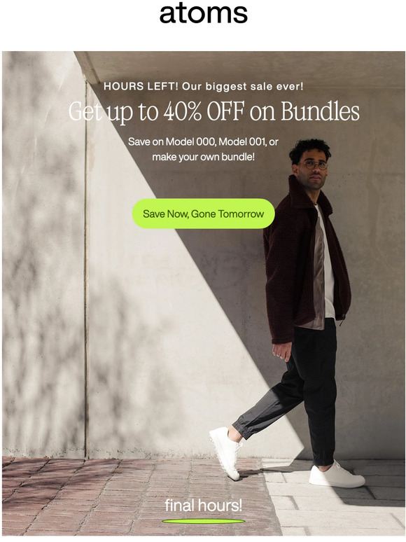 HOURS LEFT!⚡⚡⚡ – Up to 40% Off Ends Tonight