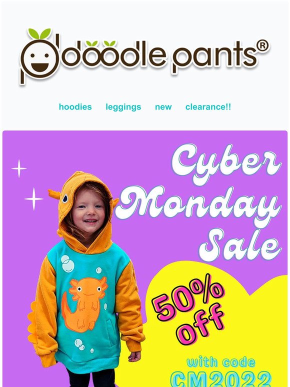 50% off for Cyber Monday