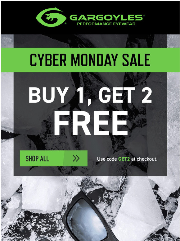 Cyber Monday - Buy 1, Get 2 FREE 🕶
