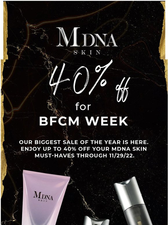 Last Call- 40% Off For BFCM Week  🎊
