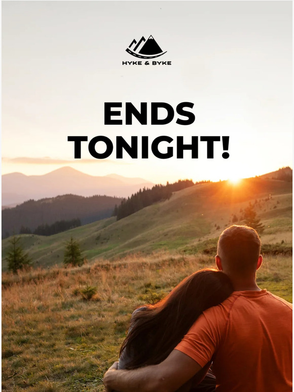25% OFF + free shipping ends tonight!