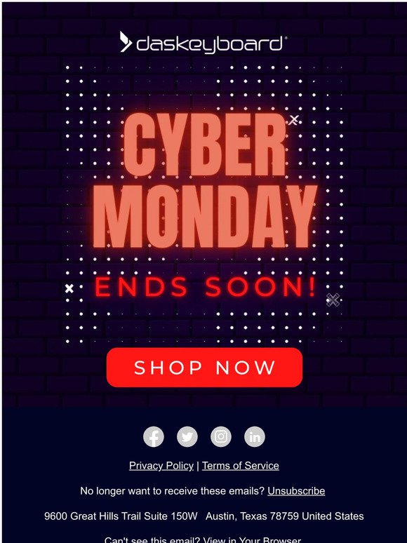 Cyber Monday ends soon! Last chance for deals...