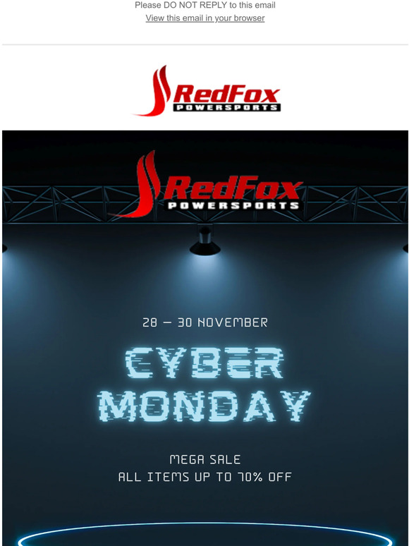💥Red Fox CYBER MONDAY SUPER SALE | Up to $540 Off!