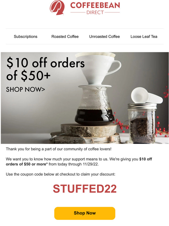 Take $10 Off Orders of $50+ 🤑