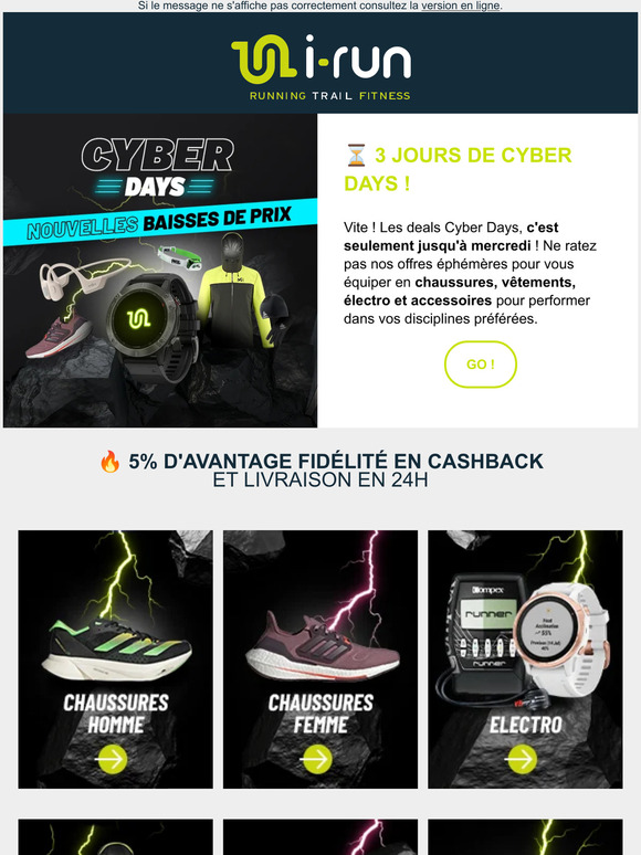 Offres prolongées : Cyber Days ⚡