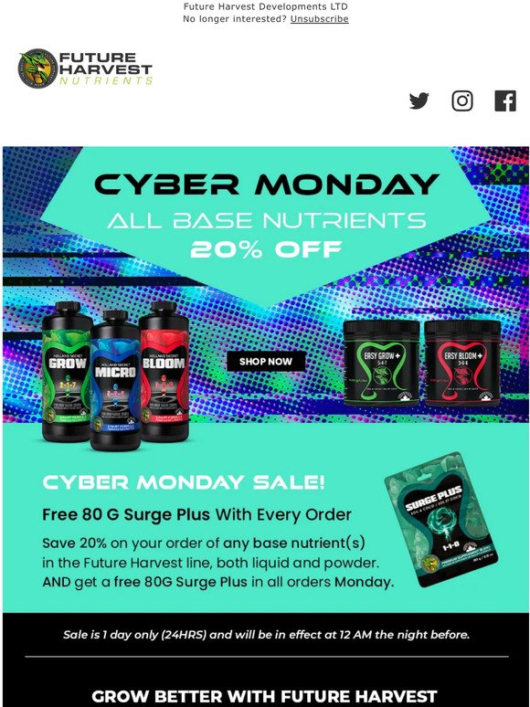 CYBER MONDAY DEALS  ARE HERE!!!