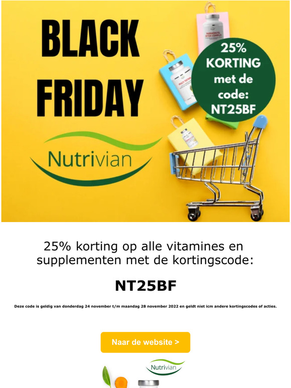 Profiteer alleen vandaag nog van 25% korting op jouw bestelling