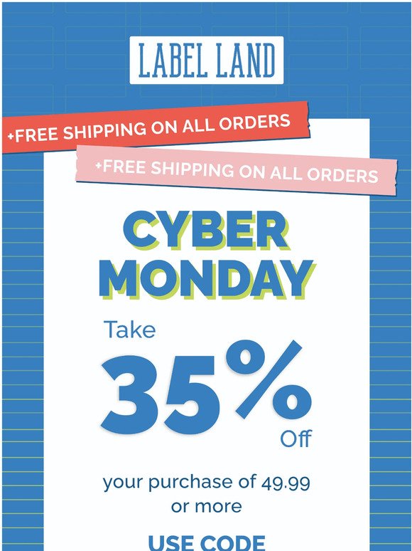 Cyber Monday: Buy More Save More 💸