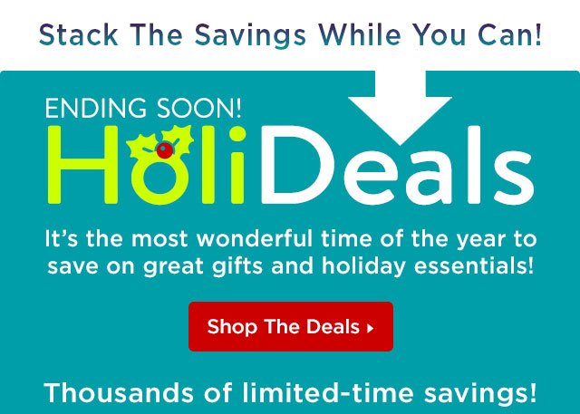 Shop Limited-Time HoliDeals