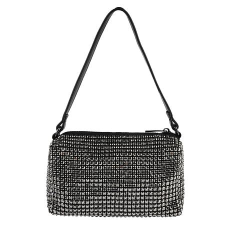 Mini Rhinestone Baguette Bag