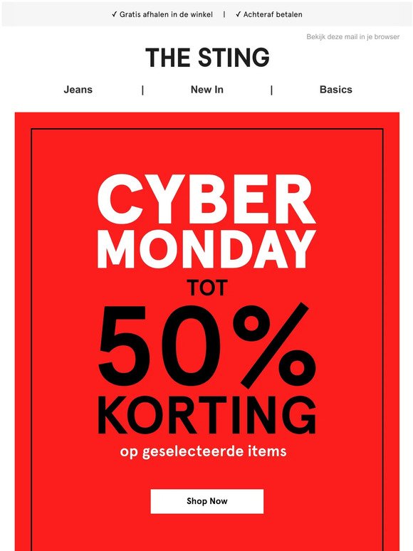 CYBER MONDAY: 50% off