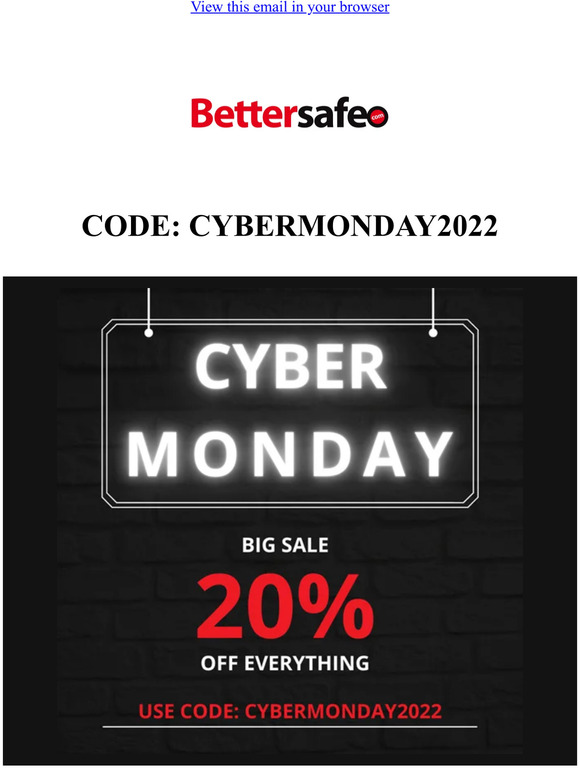 CYBER MONDAY SALE