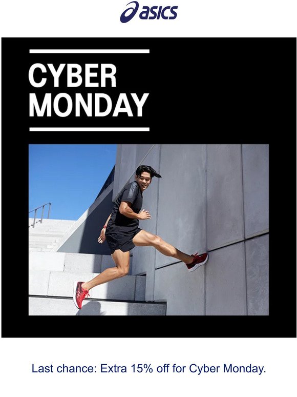 Cyber Monday: Extra 15% off on selected items.