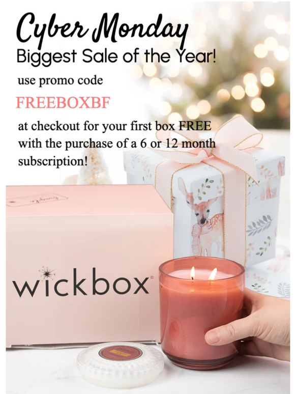 Cyber Monday Sale! Candle Gifts for Everyone on Your List!