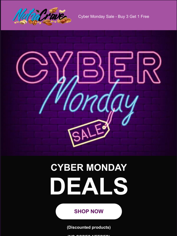 Cyber Monday deals are Here!!
