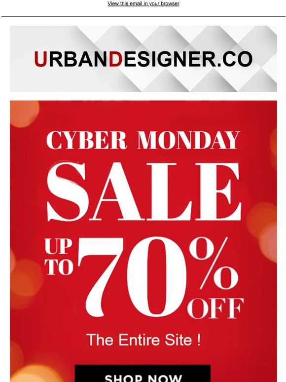 🎁 OMG! Cyber Monday Sale, Up to 70% OFF and More!