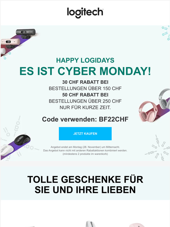 Innen: Unser Cyber Monday-Angebot