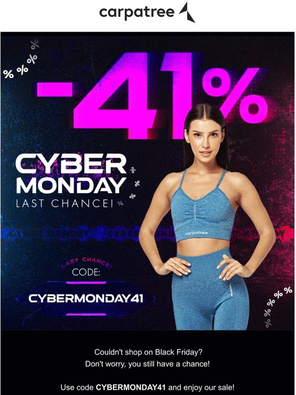 Last Chance! CYBER MONDAY is on!
