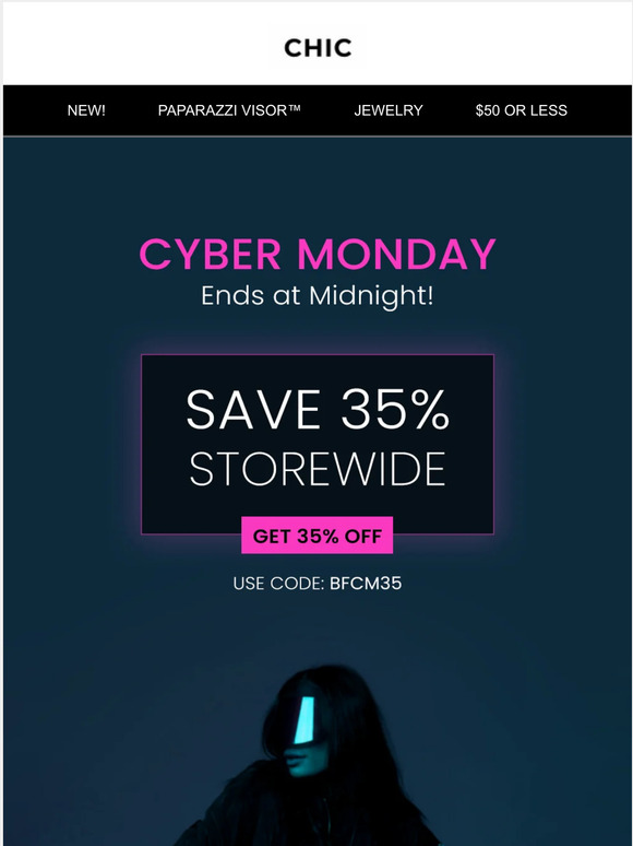Re: Cyber Monday Ends Soon!