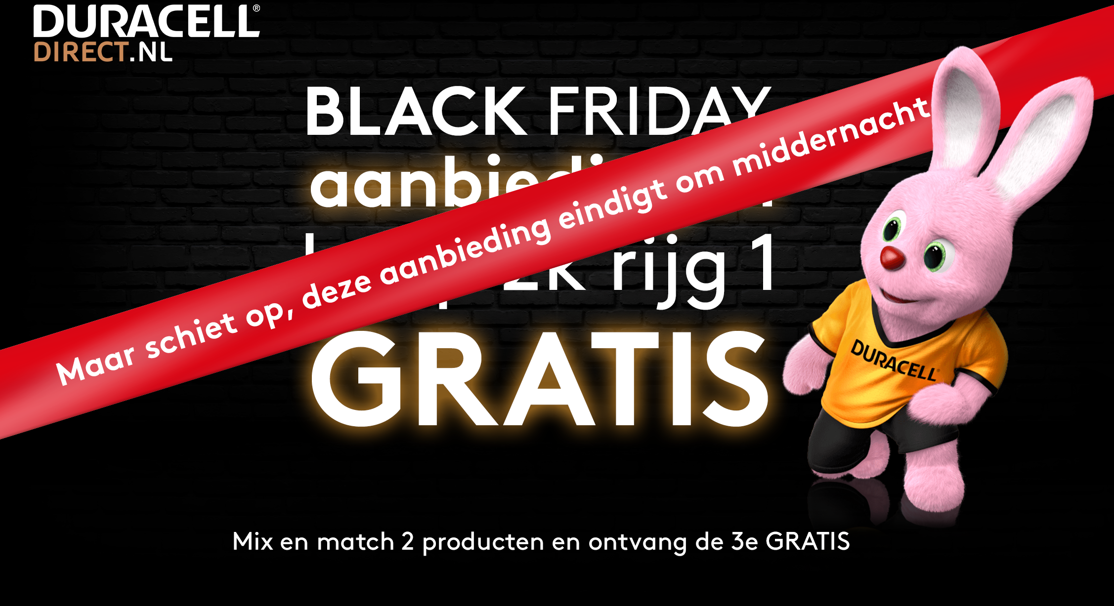 Duracell Direct Nl Maar schiet op, deze aanbieding eindigt om