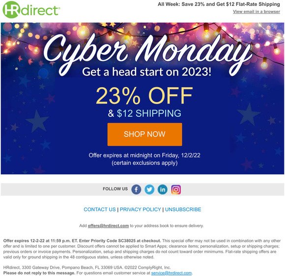 Cyber Monday Stock-Up Sale: Prep for 2023 - Save 23% and More
