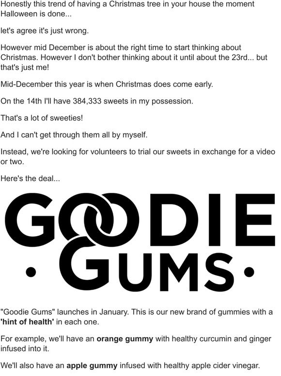 384,333 Free Sweets