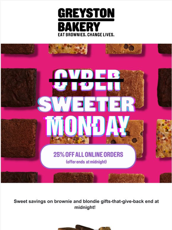 🤎 Ends Tonight: Sweeter Monday Site Wide Sale 🤎