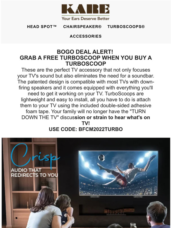 Buy 1 Get 1 FREE | The Turboscoop