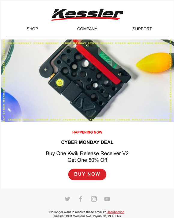 BOGO 50% OFF KWIK RELEASE RECEIVER V2