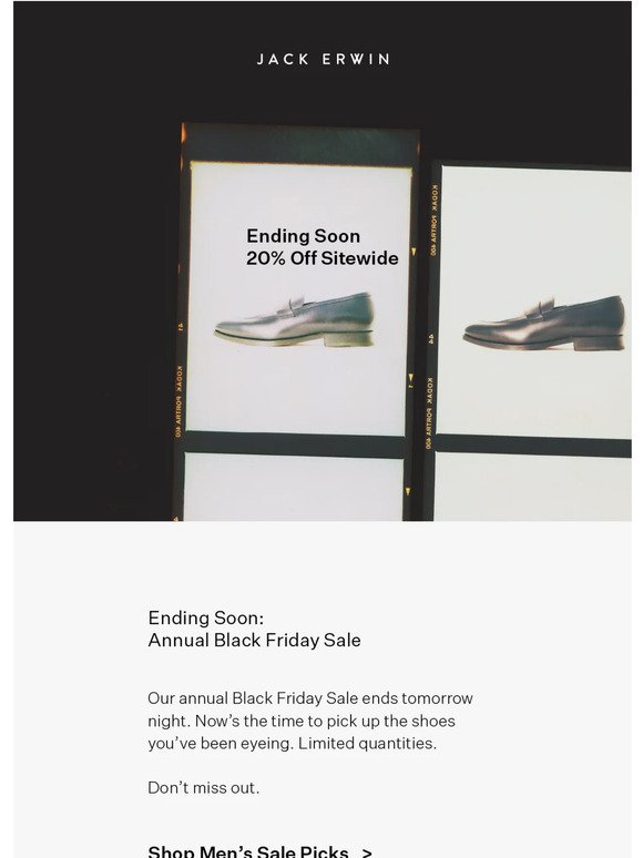 Ending Soon—20% Off Sitewide