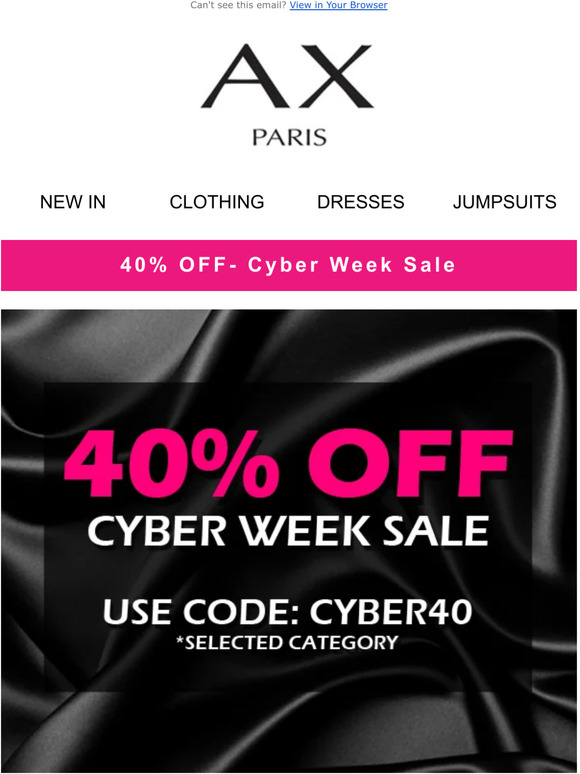 Shop the Cyber Week Sale ✨