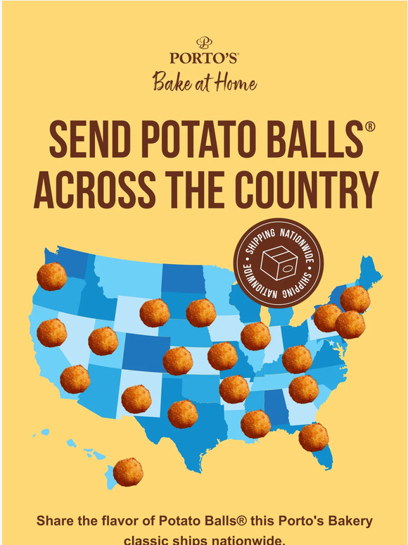 Porto's Bakery Share the flavor of Potato Balls® 😋 Milled