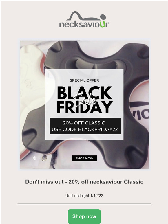 BLACK FRIDAY DISCOUNT
