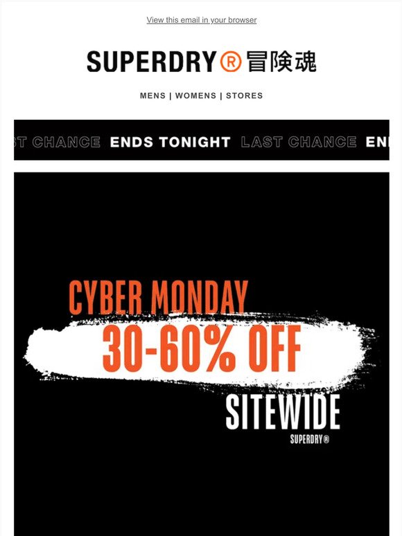 ENDS Tonight - 30-60% off SItewide ⏰