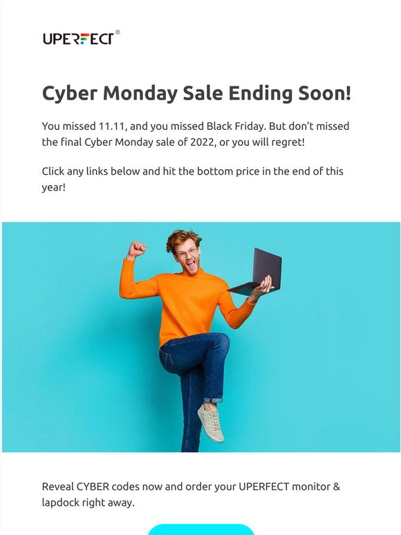 Bad News, Cyber Monday Coming To An End