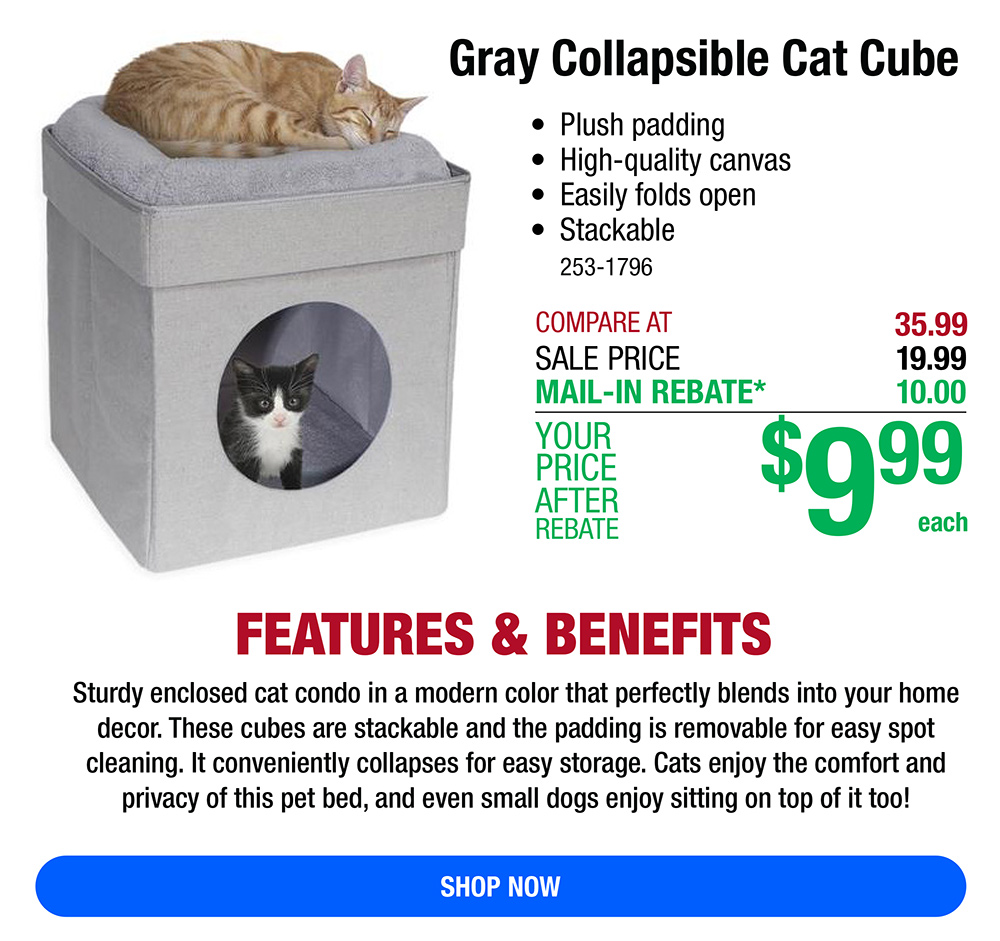 Menards 99¢ Cat Food PLUS new weekly flyer! Milled