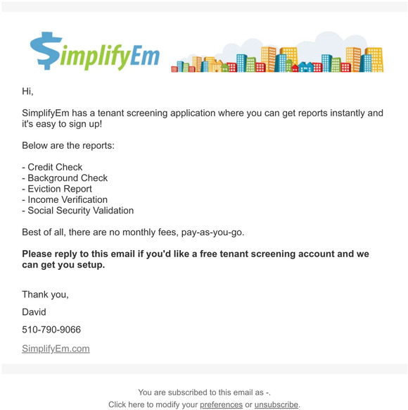 Easy Tenant Screening