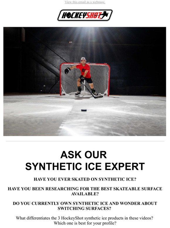 🚨STILL SHOPPING FOR SYNTHETIC ICE? ASK ALL YOUR QUESTIONS WITH OUR IN-HOUSE EXPERT!🚨