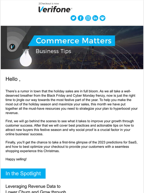 Your Monthly Commerce Matters Newsletter Is Here