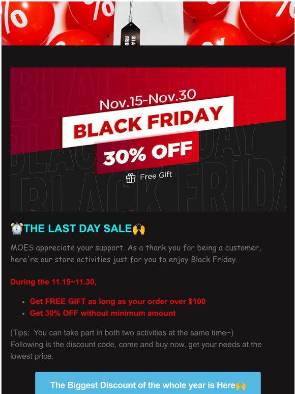 LAST DAY❗Don't miss the BIGGEST DISCOUNT of the year