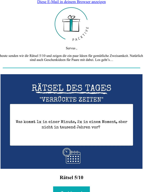 Rätsel 5/10 & Dateideen