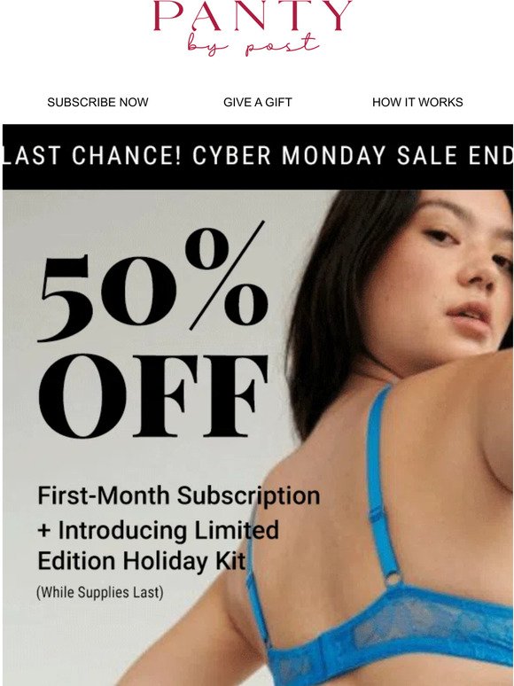 Last Call! Get 50% Off Your 1st Subscription