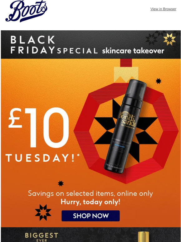Boots £10 Tuesday Skincare takeover! Milled